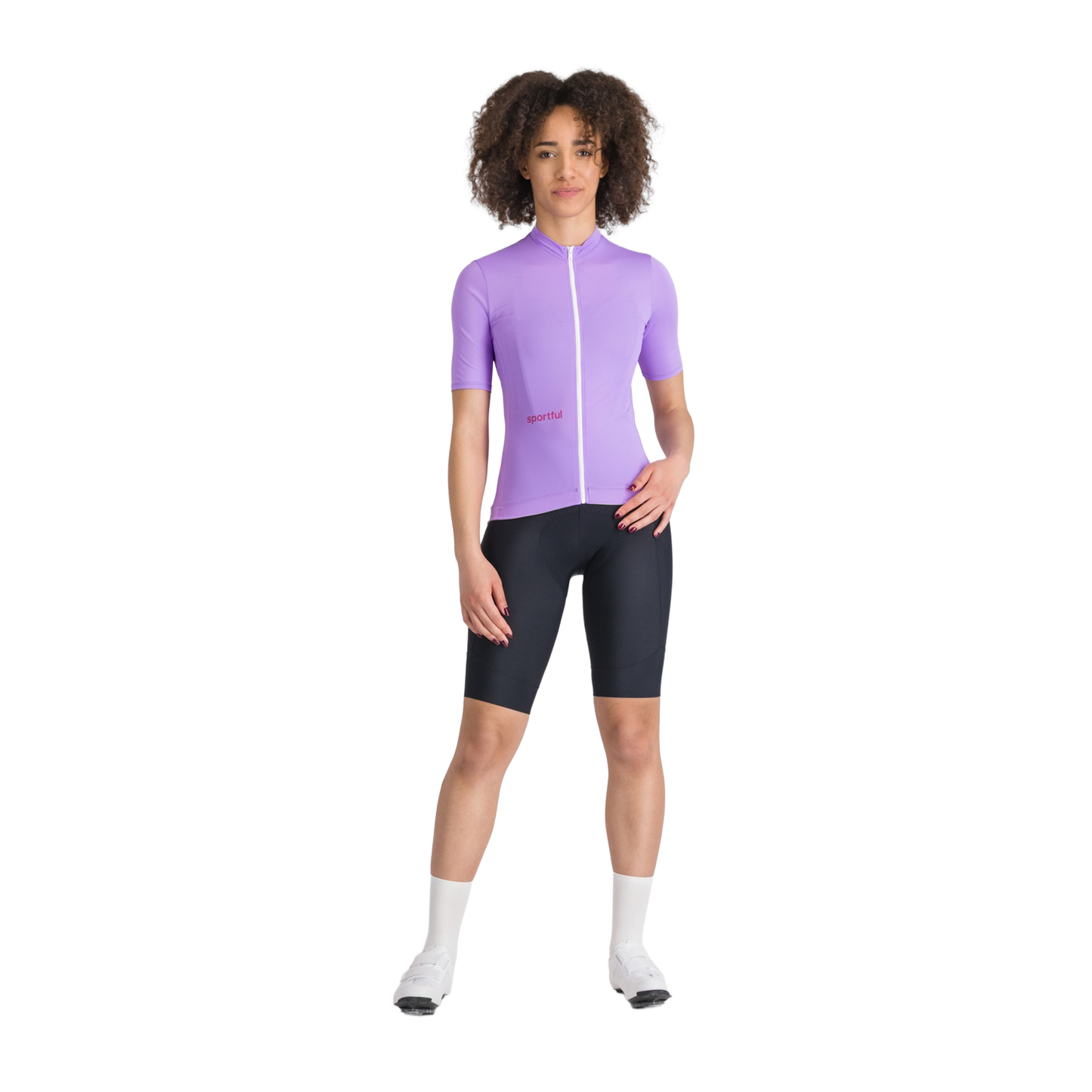 Maglia SPORTFUL CLASSIC a manica corta da donna, viola