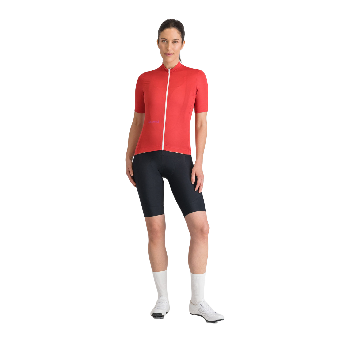 Maglia SPORTFUL CLASSIC a manica corta da donna, rosso