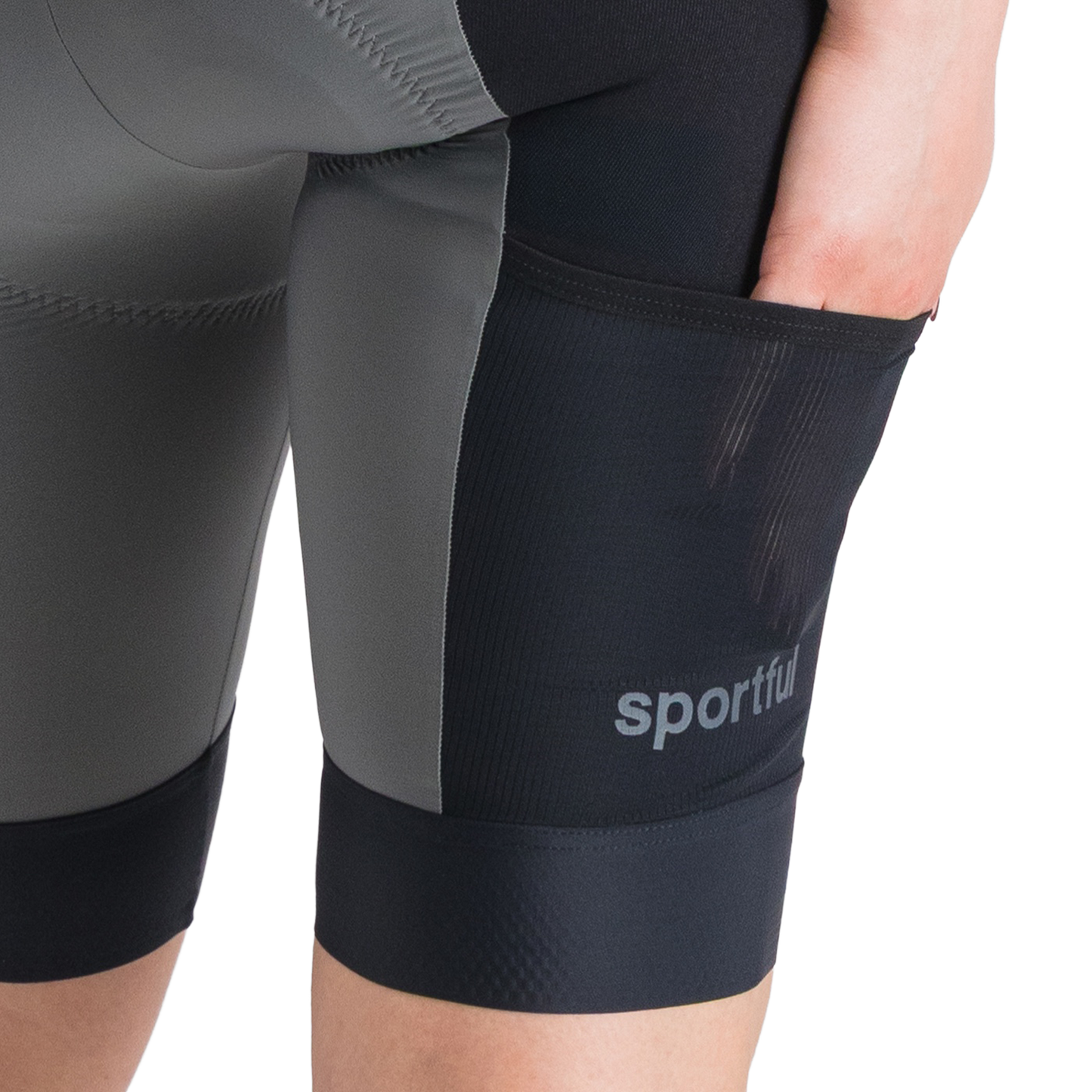 Pantaloncini SPORTFUL SUPERGIARA 2 Donna Grigio/Nero
