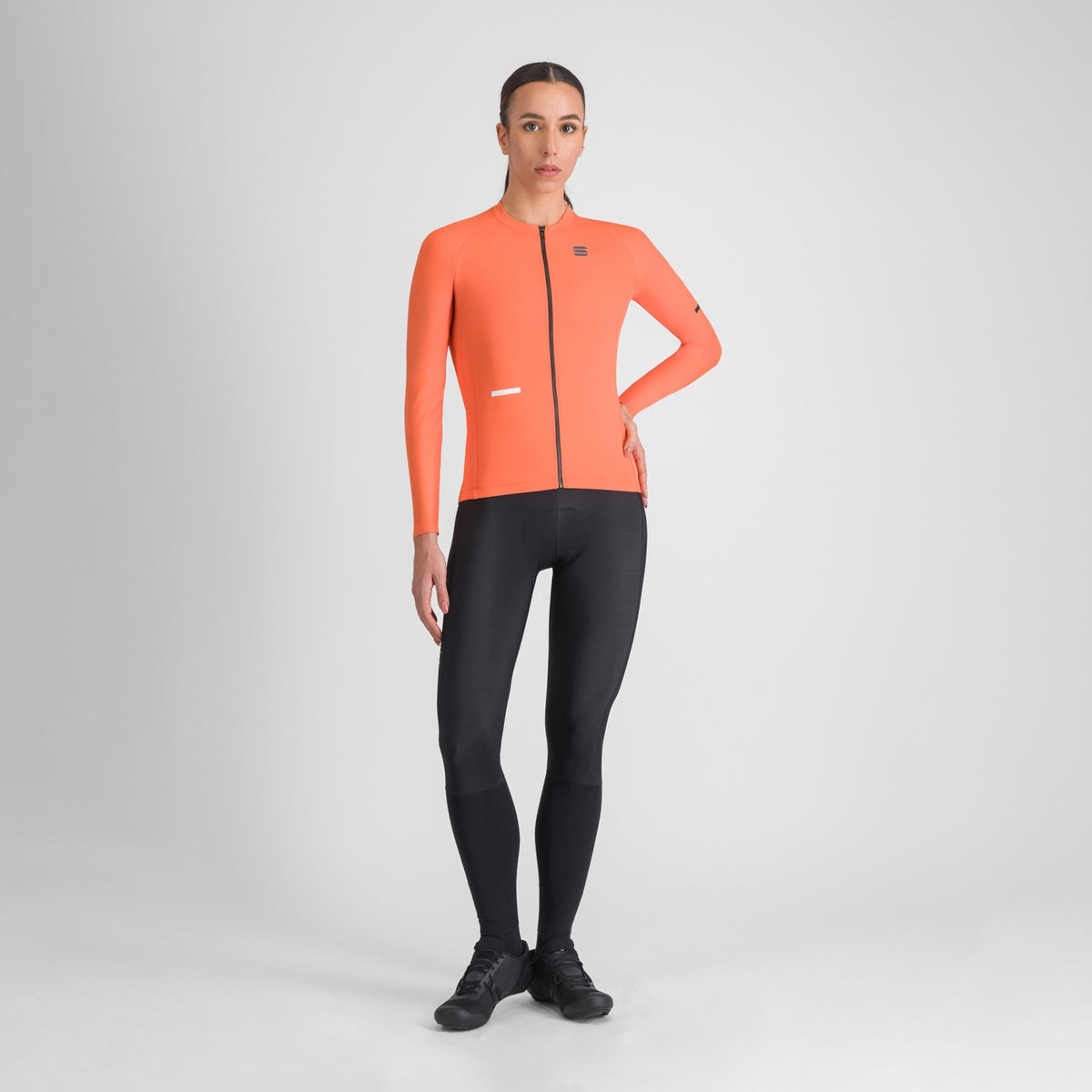 Maglia SPORTFUL SUPERNOVA da donna a maniche lunghe rossa