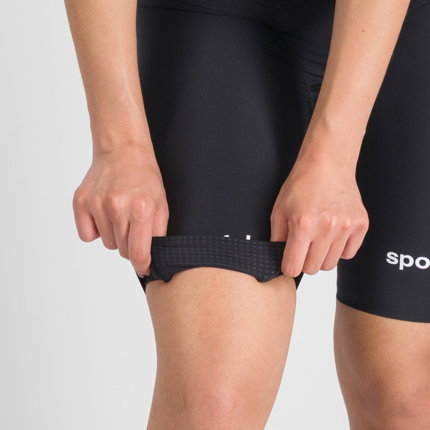 SPORTFUL G-SUIT donna a maniche corte nero/bianco