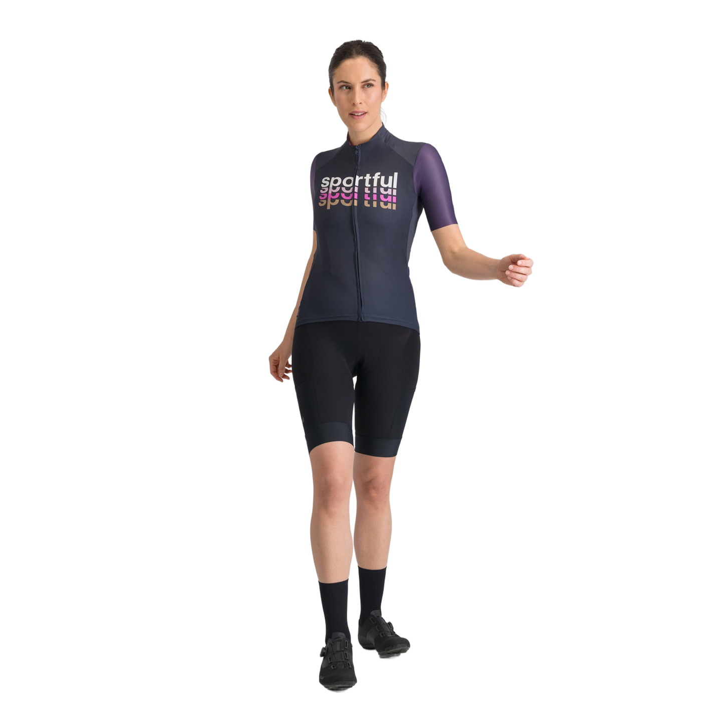 Maglia a maniche corte SPORTFUL SUPERGIARA 2 LOGO Donna Navy
