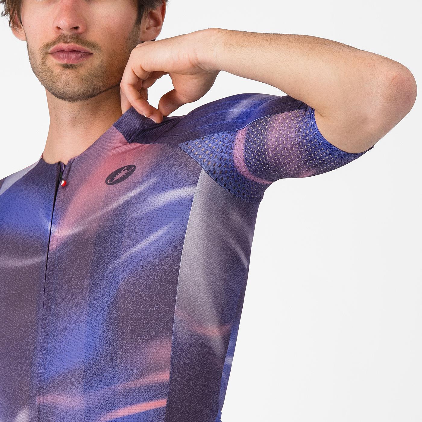 Maglia a manica corta CASTELLI AERO RACE 8S Viola