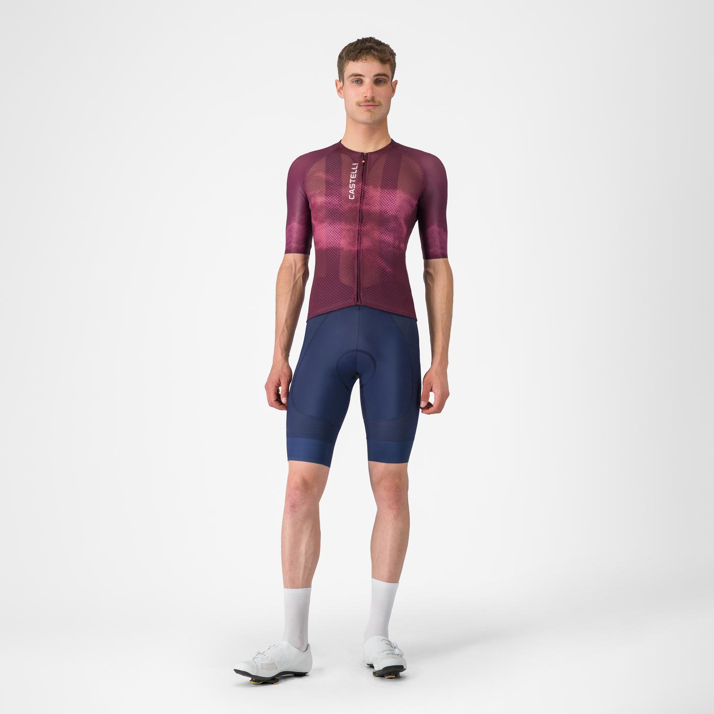 Maglia CASTELLI CLIMBER'S A/C manica corta Bordeaux