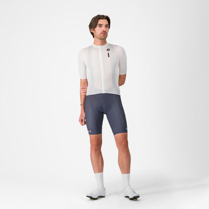 Maillot CASTELLI DRITTONE LOGO Maniche Corte Bianco