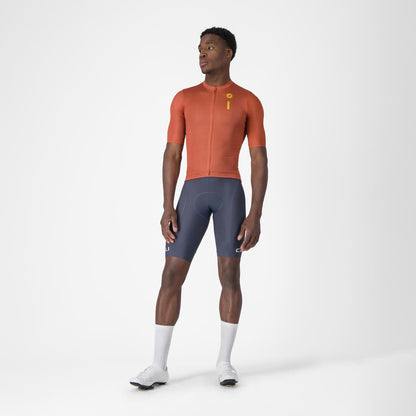Maglia CASTELLI DRITTONE LOGO Maniche Corte Paprika