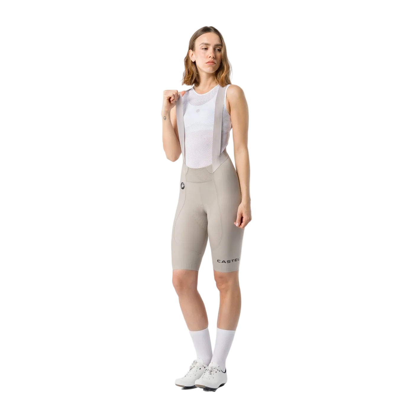 CASTELLI ESPRESSO 2 W DT Donna Argilla Grigio Bib Tight