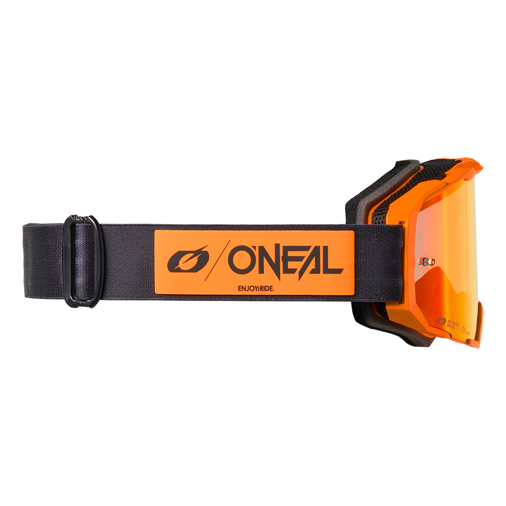 Maschera O'NEAL B-22 CORE Nero/Arancione Radiium