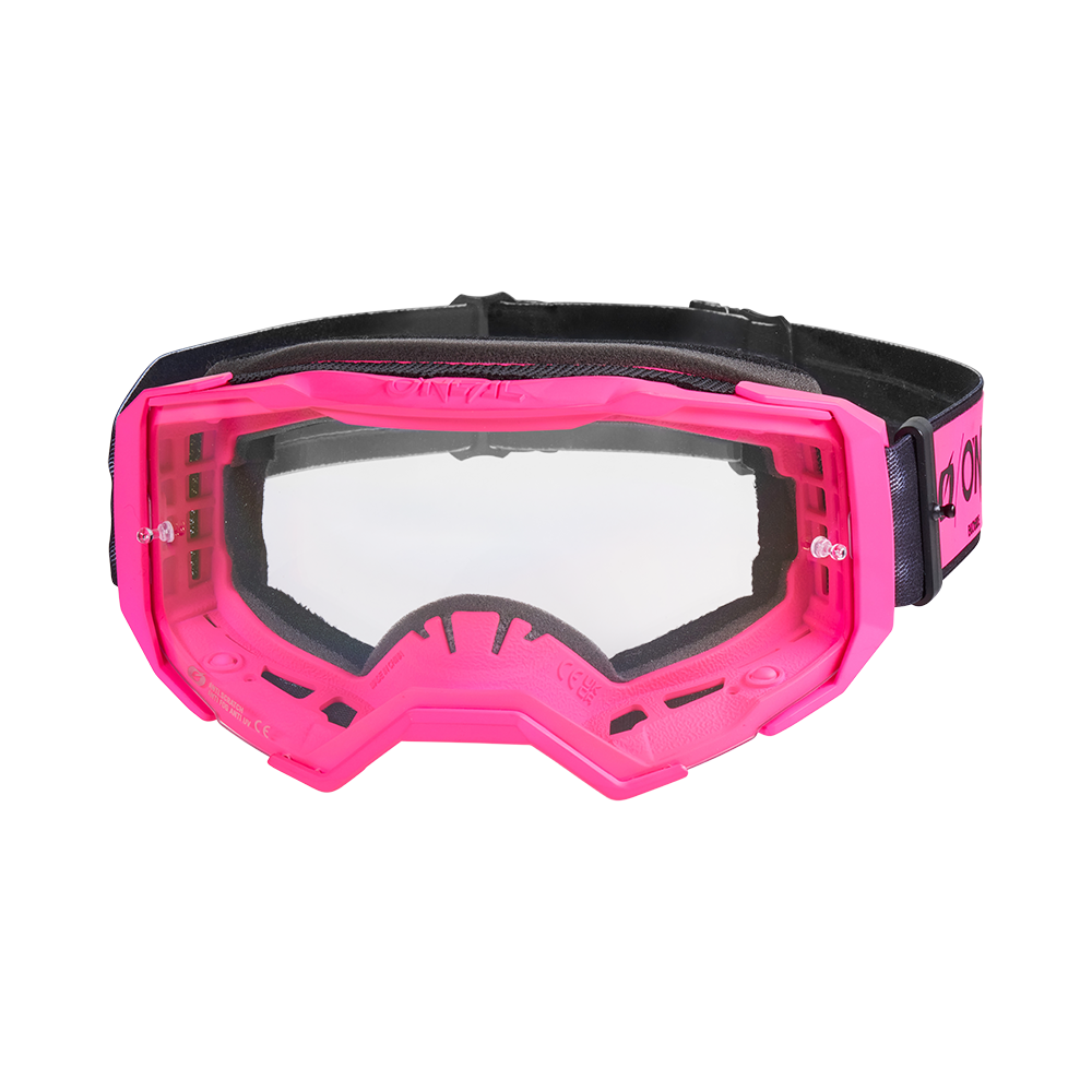 Maschera O'NEAL B-22 CORE Nero/Rosa