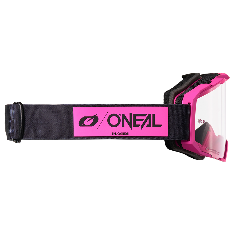 Maschera O'NEAL B-22 CORE Nero/Rosa