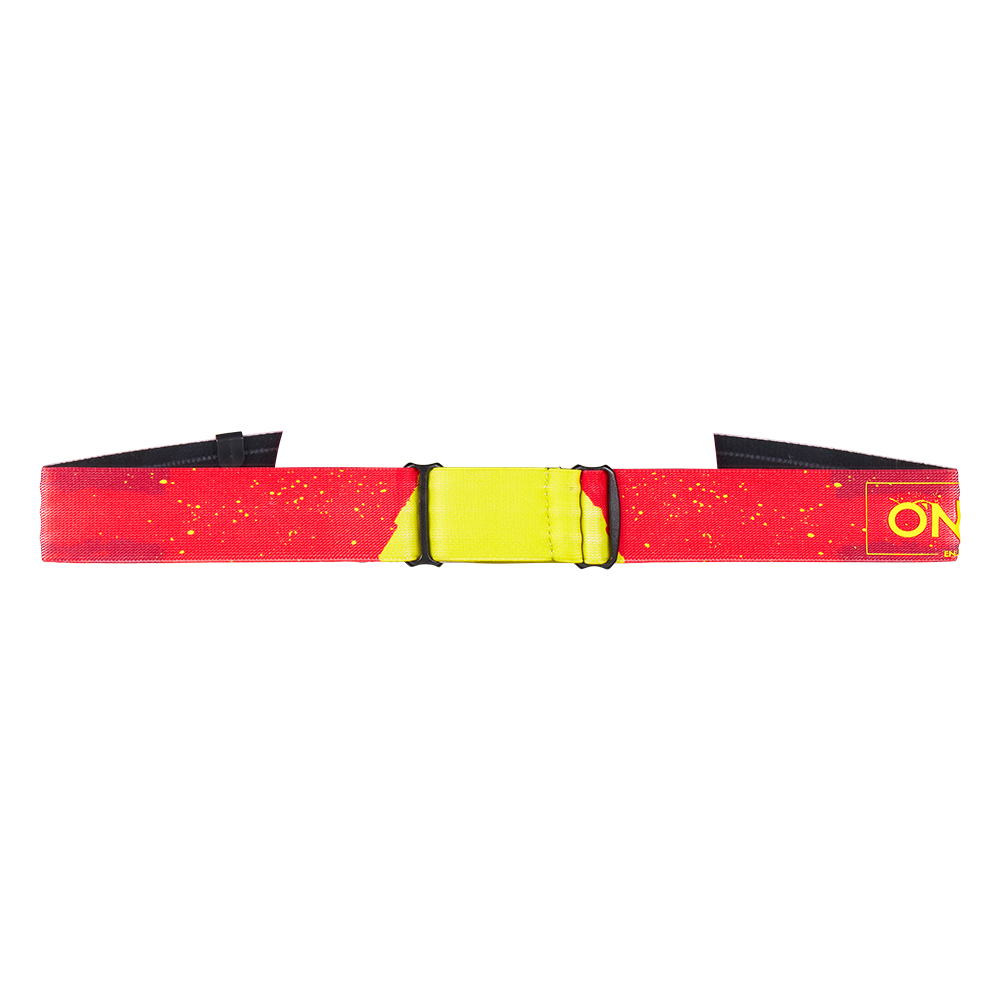 Maschera O'NEAL B-22 PAINT Rosso/Giallo Fluo