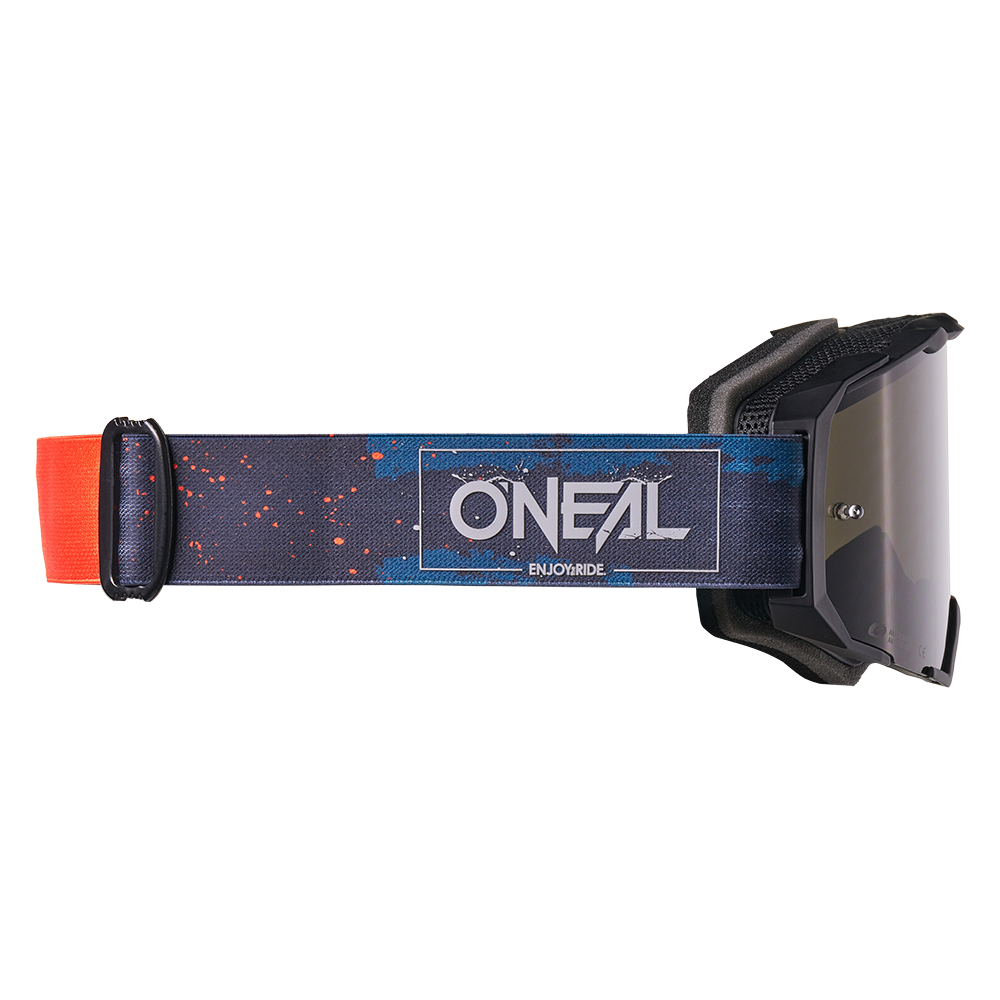 Maschera O'NEAL B-22 PAINT Blu/Arancione
