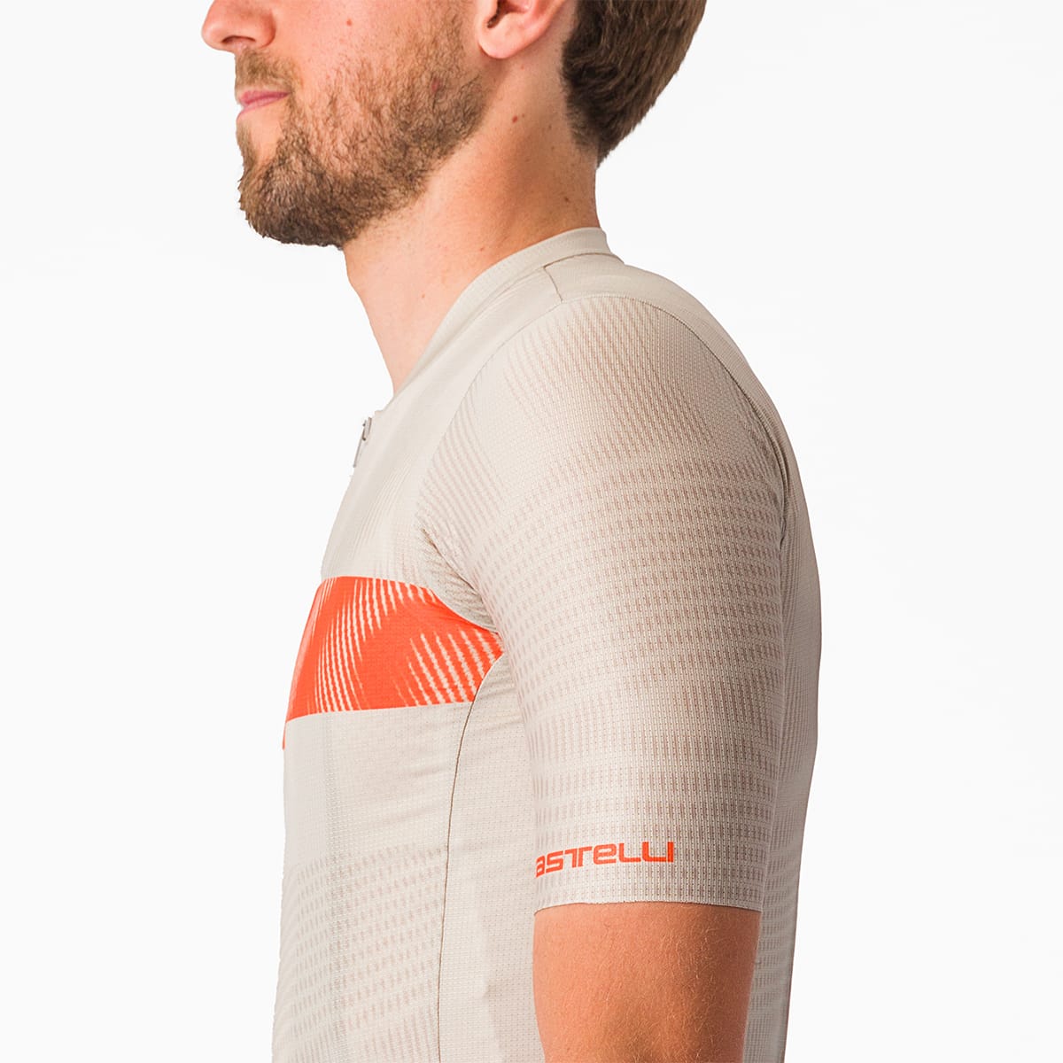 Maglia CASTELLI UNLIMITED ENDURANCE manica corta Grigia/Arancione