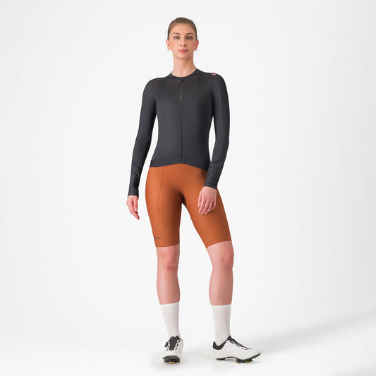 Maglia a maniche lunghe CASTELLI ESPRESSO Donna Nero