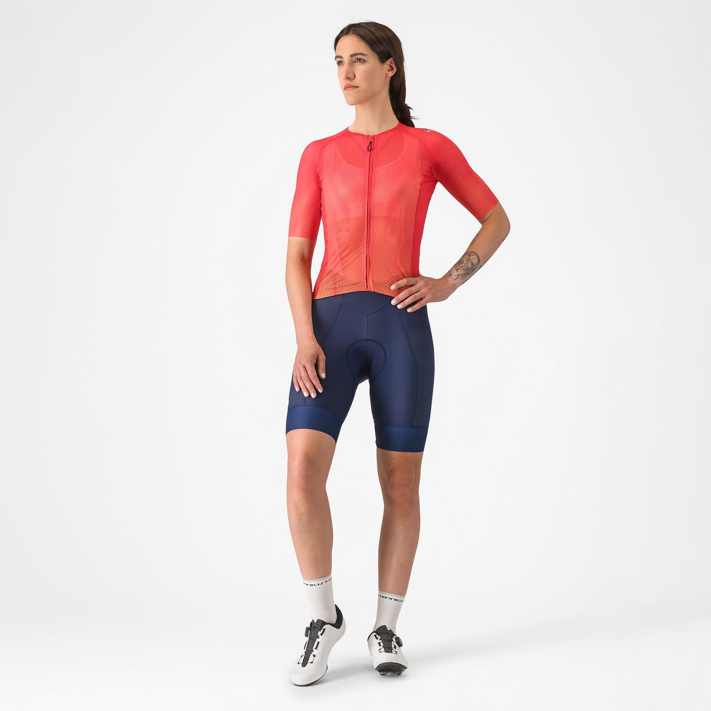 Maglia CASTELLI CLIMBER'S A/C Donna a manica corta Hibiscus