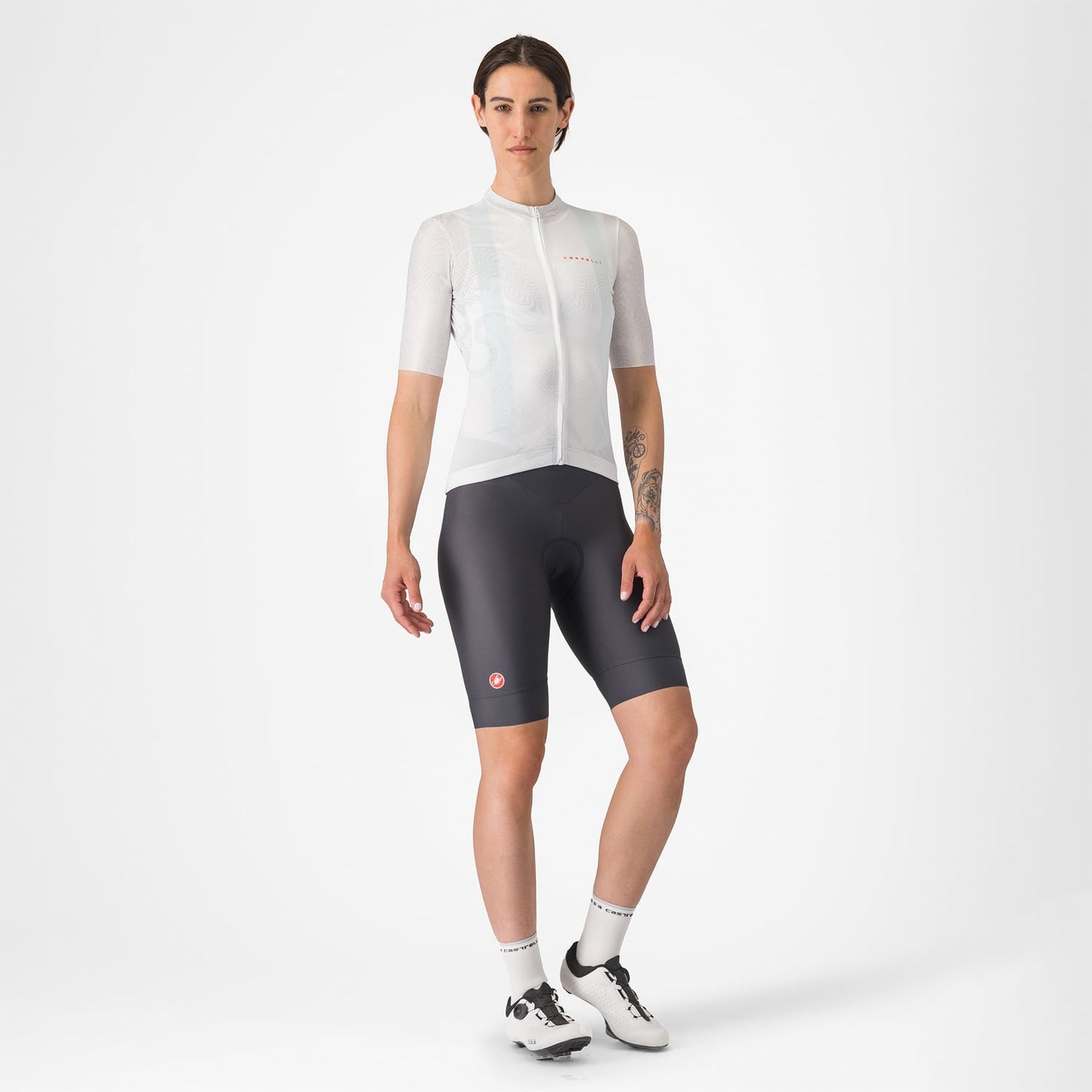 Maglia a maniche corte CASTELLI FANTASIA Donna Bianco