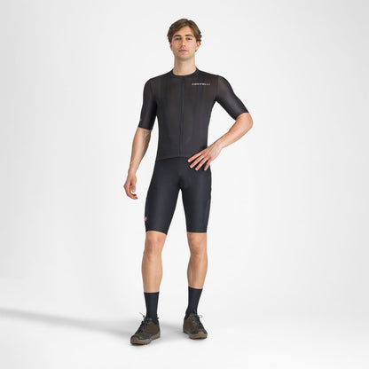 Maillot CASTELLI UNLIMITED ENTRATA 3 Maniche Corte Nero
