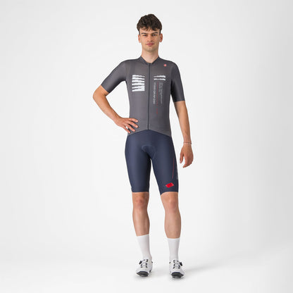 Maglia CASTELLI ESPRESSO R--A/D Maniche Corte Grigio Fumo