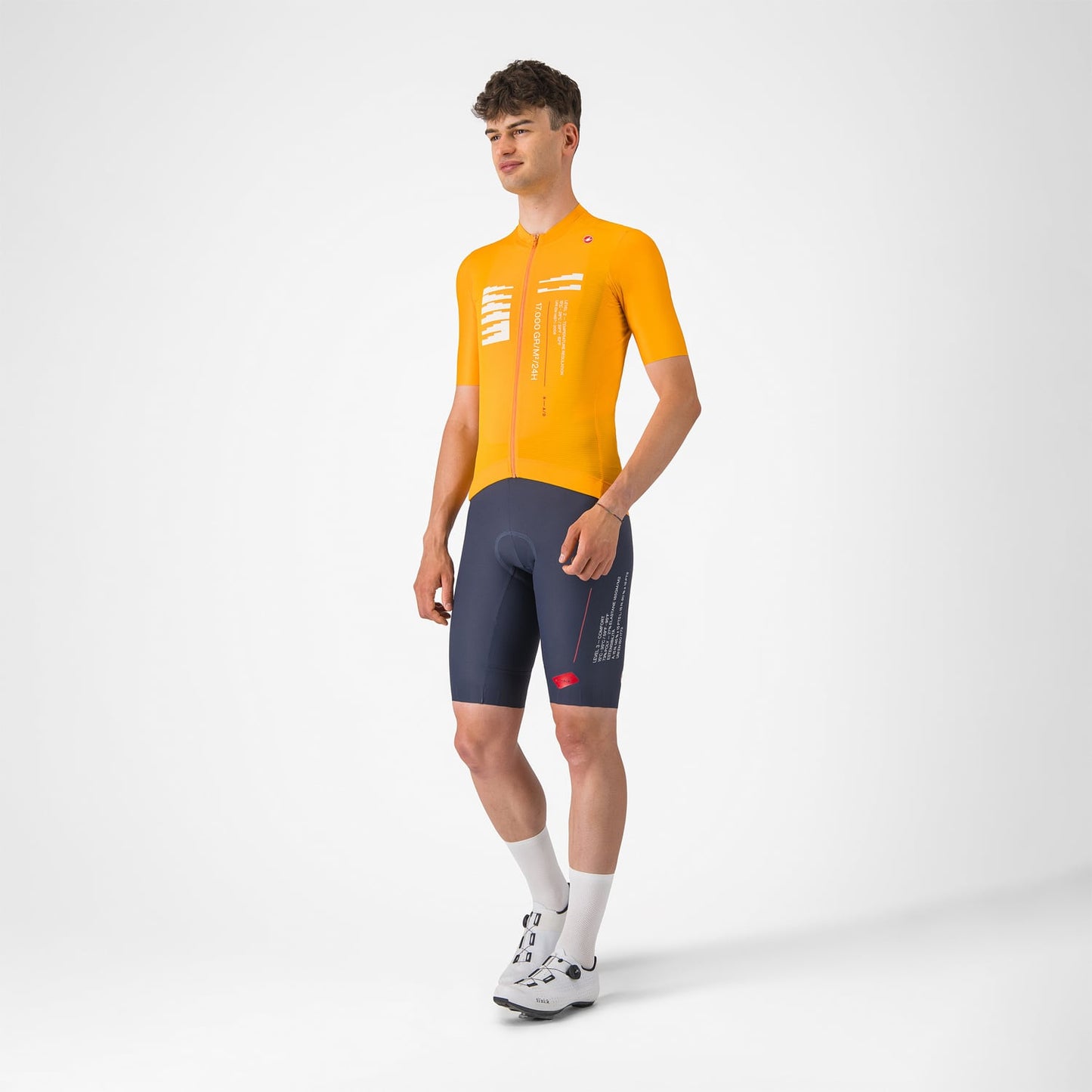 CASTELLI ESPRESSO R--A/D Maglia a maniche corte arancione