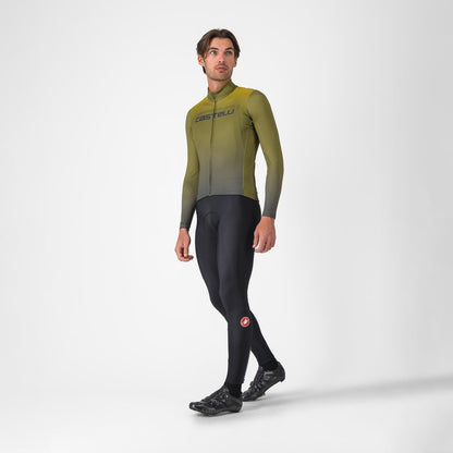Maglia CASTELLLI APICE THERMAL Maniche Lunghe Blu/Mango Mojito