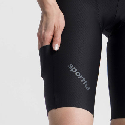 Salopette Corto con Bretelle SPORTFUL HYPEREPIC Donna Nero