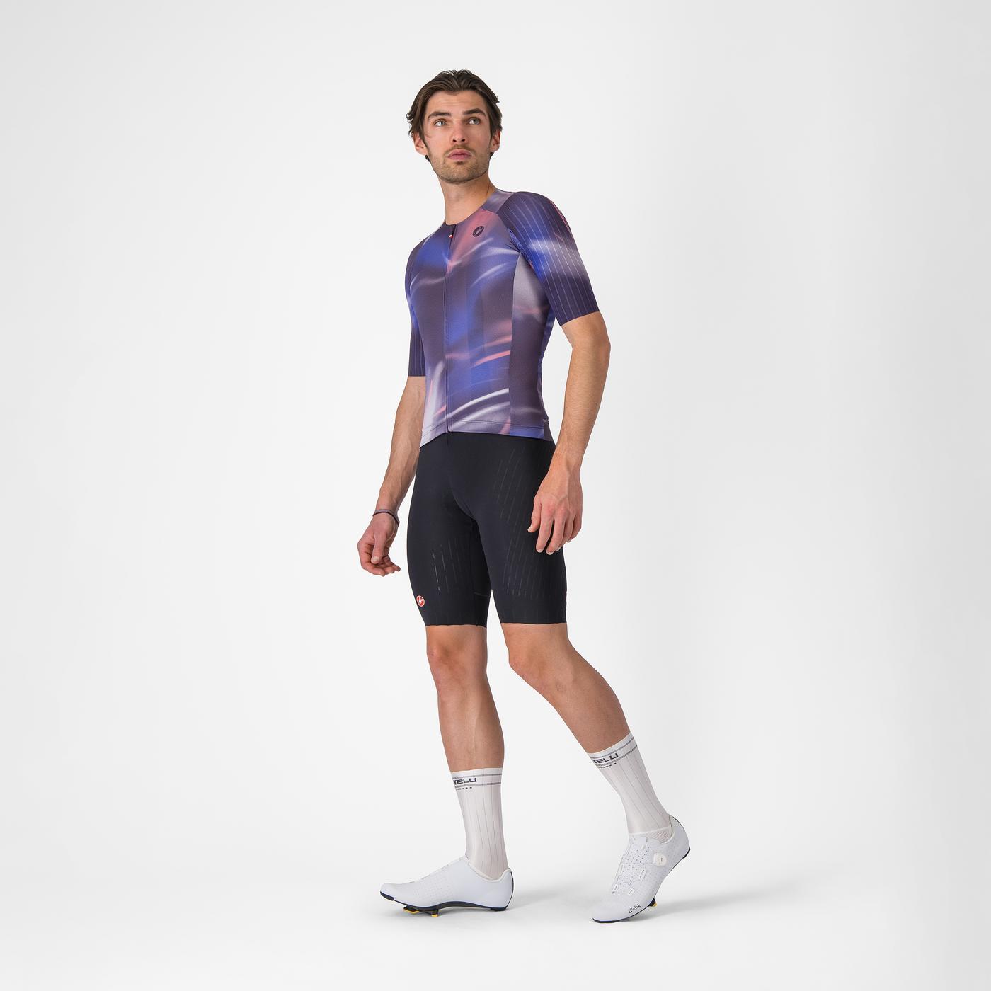 Maglia a manica corta CASTELLI AERO RACE 8S Viola