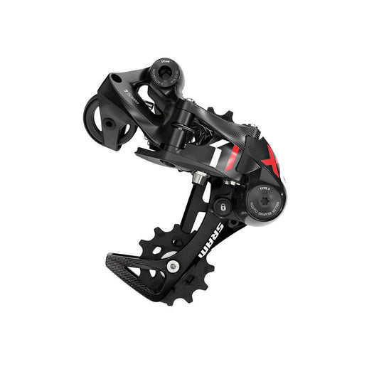 Deragliatore posteriore SRAM X01 DH 10V tipo 3.0 gabbia corta rosso