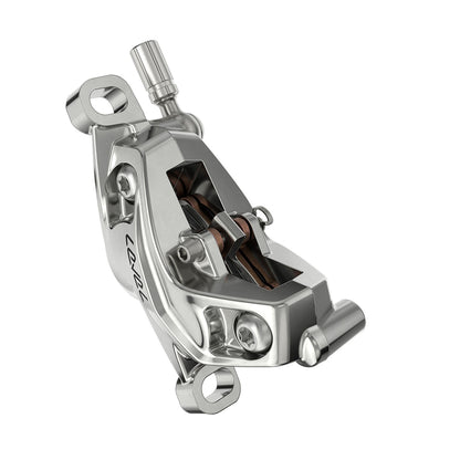 Coppia di Freni SRAM LEVEL ULTIMATE STEALTH 4 pistoni Argento