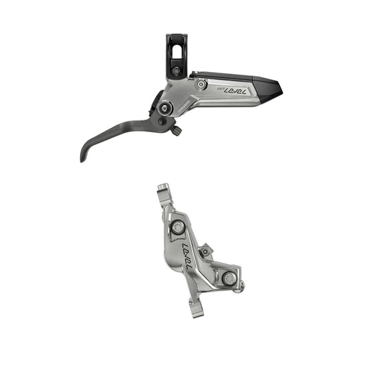 Freno posteriore SRAM LEVEL ULTIMATE STEALTH a 4 pistoncini, Argento