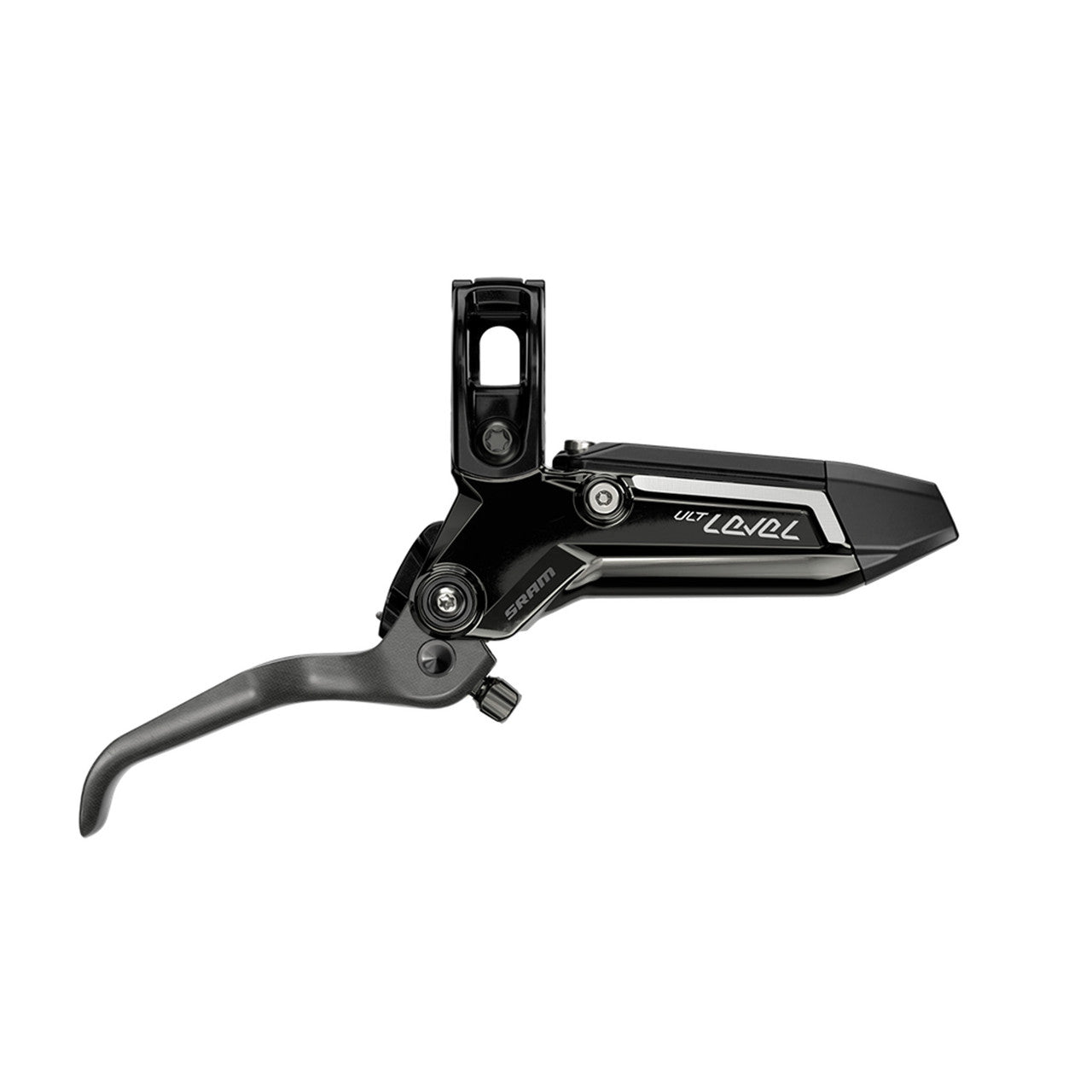 SRAM LEVEL ULTIMATE STEALTH Freno anteriore 2 pistoni in carbonio Viti in titanio nero