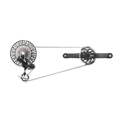 Gruppo SRAM XX EAGLE POWERMETER T-TYPE AXS Q174 DUB WIDE 32 Denti 10/52 USB-C