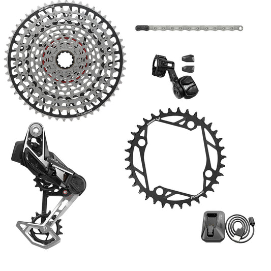 Gruppo E-MTB SRAM XX 104BCD AXS T-TYPE 36 Denti 10/52