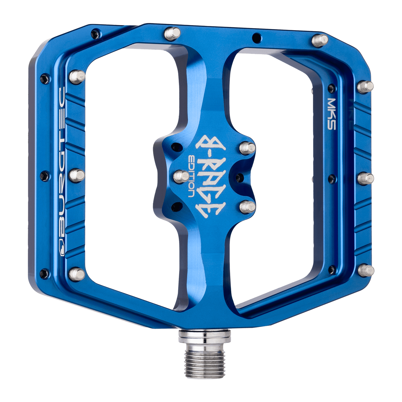 BURGTEC PENTHOUSE FLAT MK5 B-RAGE EDITION Pedali piatti blu