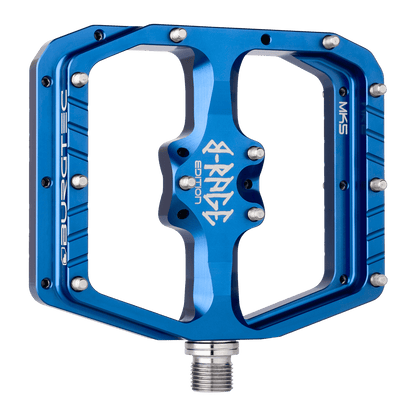 Pedali Piatti BURGTEC PENTHOUSE FLAT MK5 B-RAGE EDITION Blu
