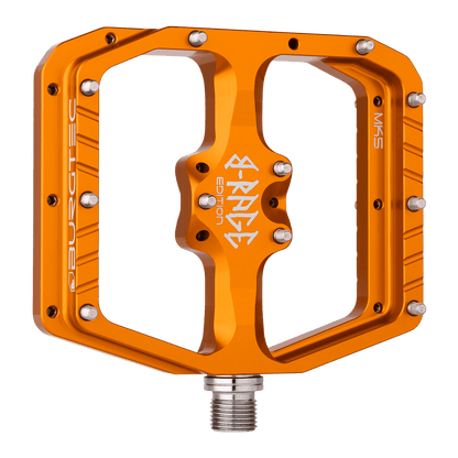 Pedali Flat BURGTEC PENTHOUSE FLAT MK5 B-RAGE EDITION Arancione