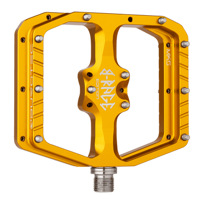 Pedali Piatti BURGTEC PENTHOUSE FLAT MK5 B-RAGE EDITION Oro