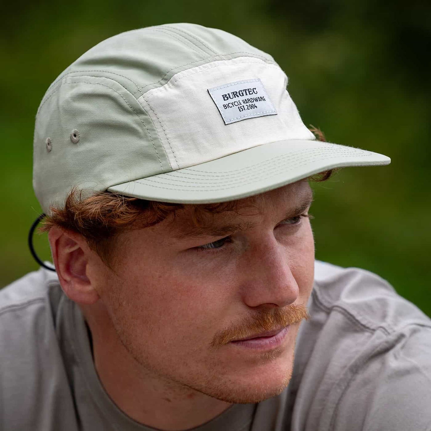 Cappello BURGTEC COURIER FIVE PANEL Crema di pistacchio