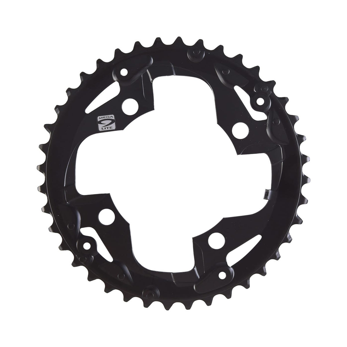 Corona esterna SHIMANO ACERA M3000 9 velocità, 4 fori, 96 mm — vista della corona su sfondo bianco