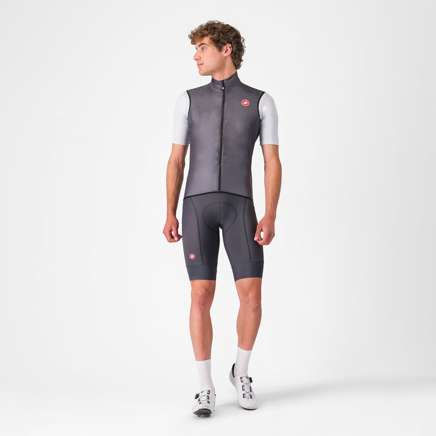 CASTELLI ARIA Gilet senza maniche Grigio scuro