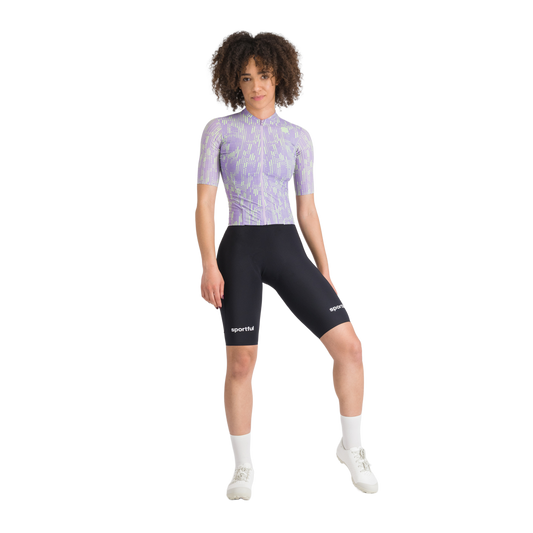 SPORTFUL G-SUIT donna a maniche corte nero/viola