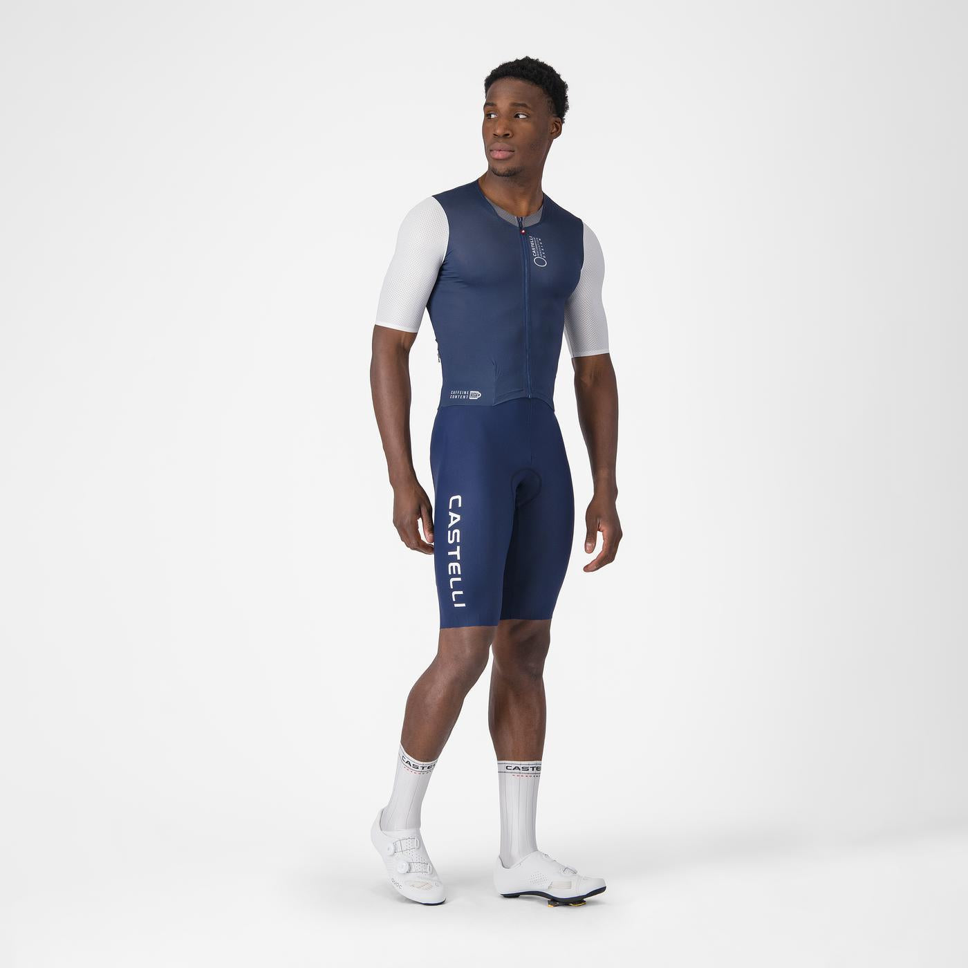 CASTELLI SATURDAY MORNING Tuta blu/bianca