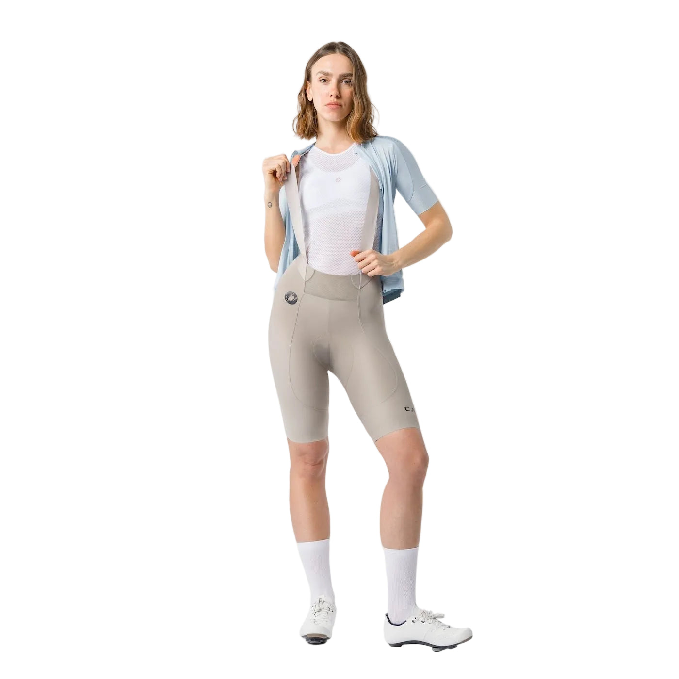CASTELLI ESPRESSO 2 W DT Donna Argilla Grigio Bib Tight