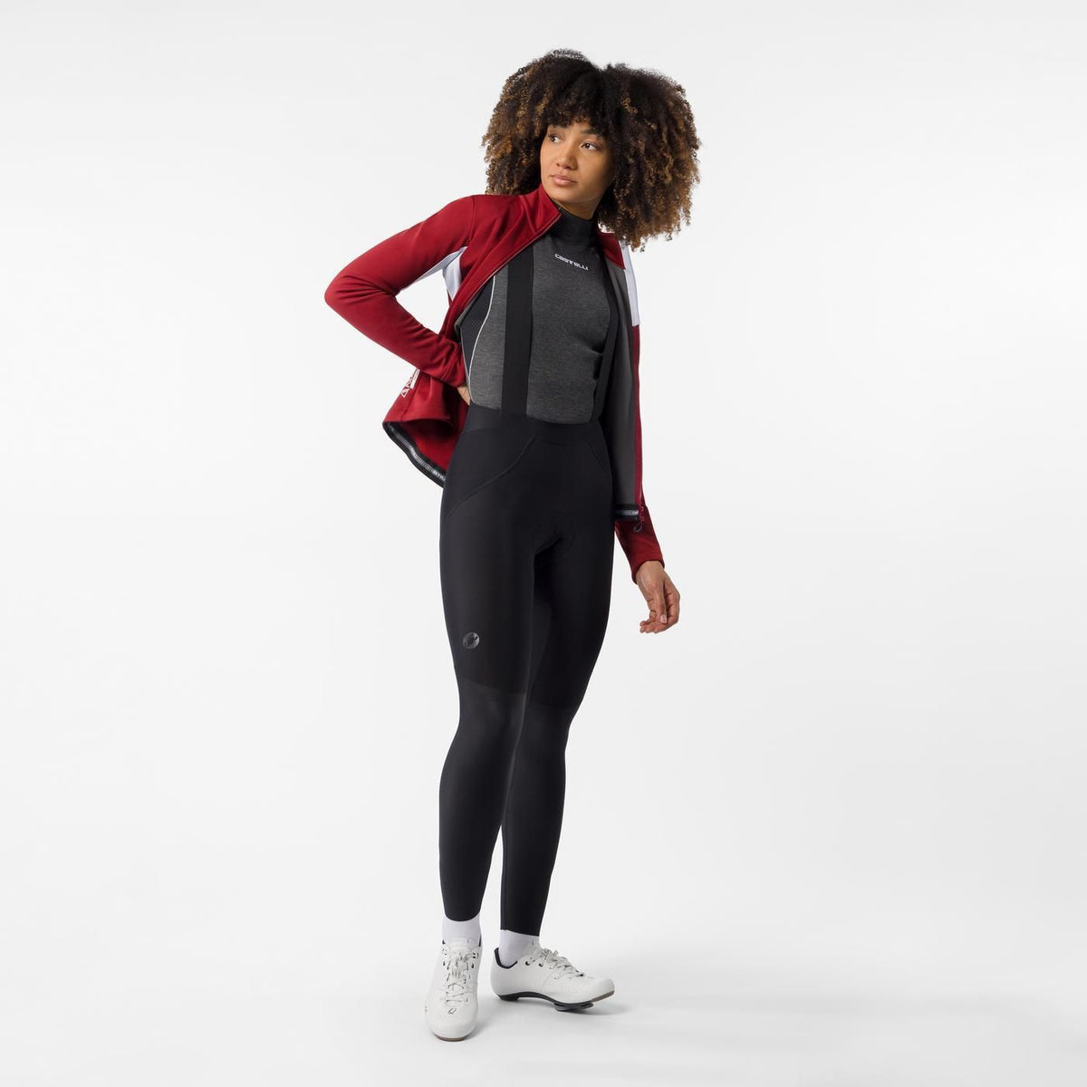 Salopette Lunga CASTELLI COMPETIZIONE DT Donna Nero