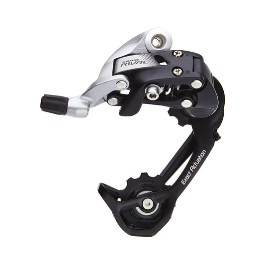Cambio posteriore SRAM RIVAL 22 11V a gabbia media – vista del prodotto su sfondo bianco
