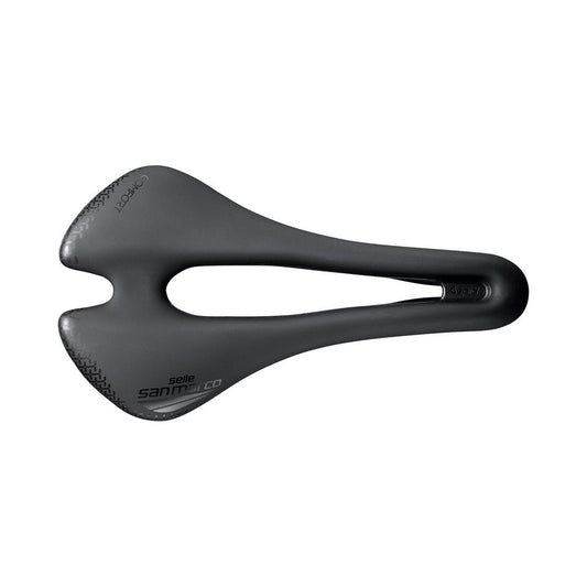 Sella SAN MARCO ASPIDE SHORT COMFORT OPEN-FIT DYNAMIC S3 Larghezza 144mm Binari Manganese