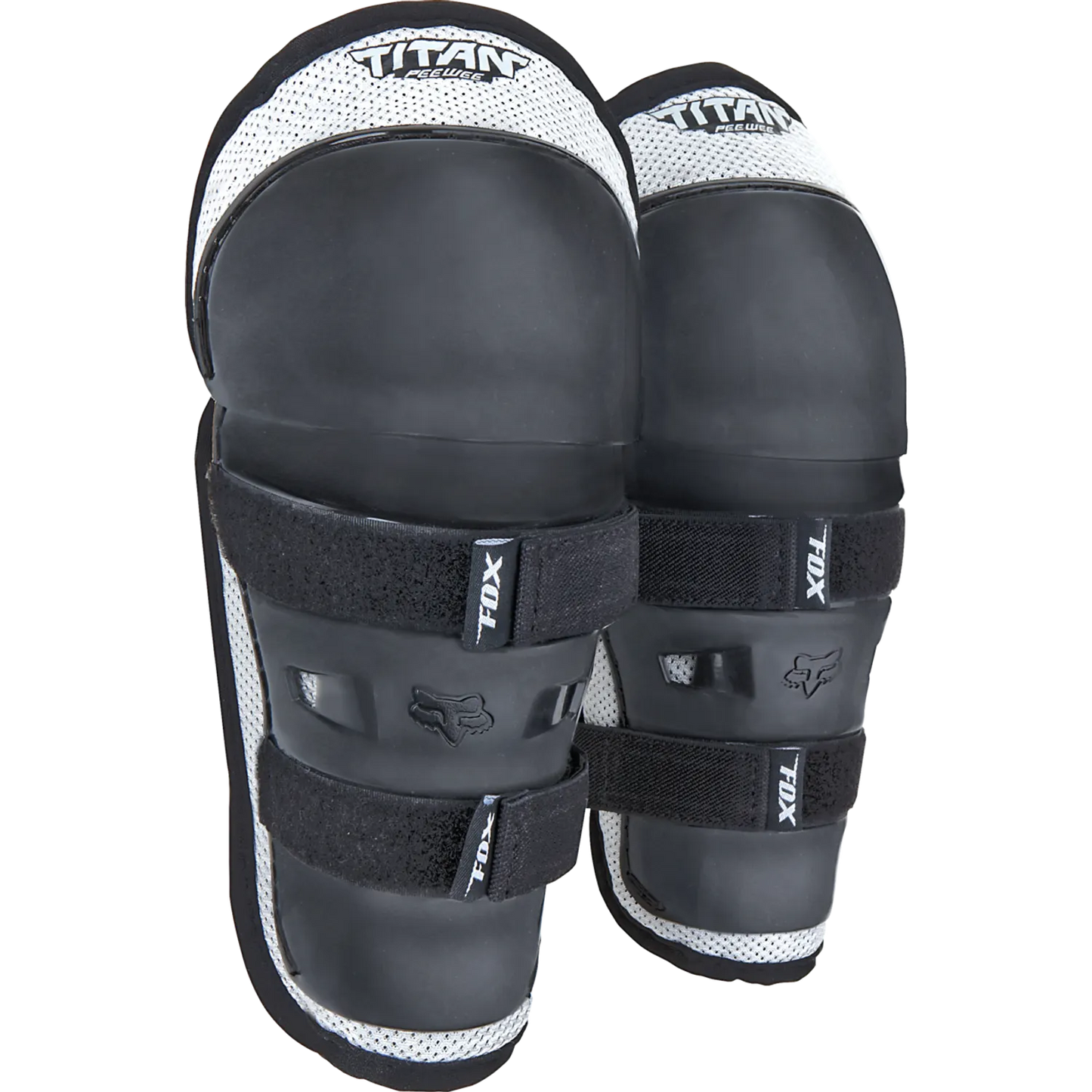 Ginocchiere/Parastinchi FOX TITAN Junior Nero/Argento