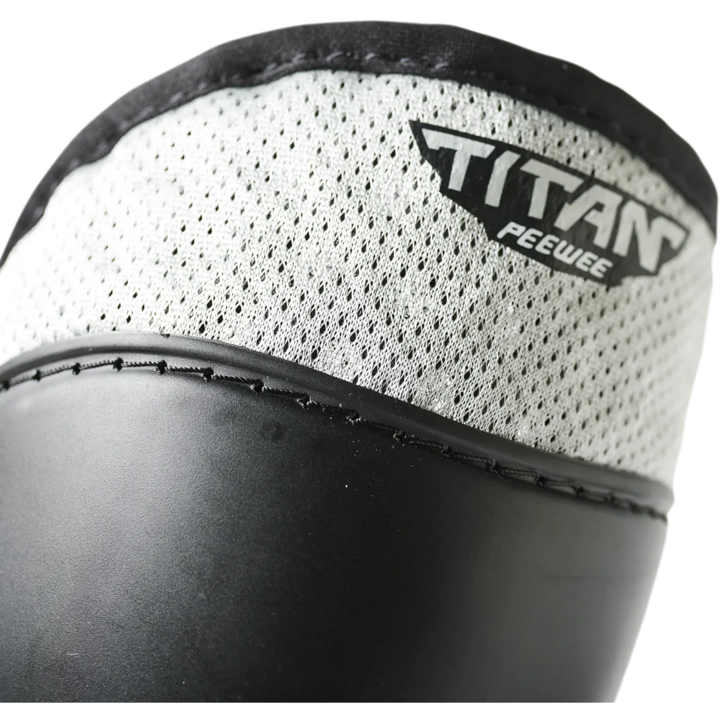 Ginocchiere/Parastinchi FOX TITAN Junior Nero/Argento