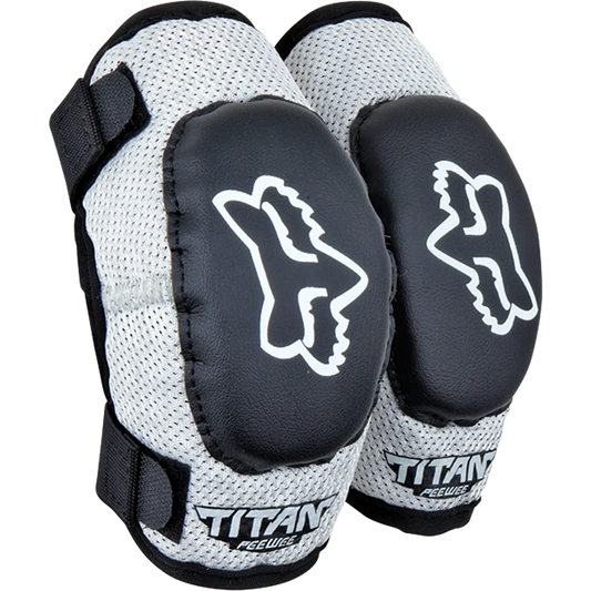 Gomitiere FOX PEEWEE TITAN Junior Nero/Argento