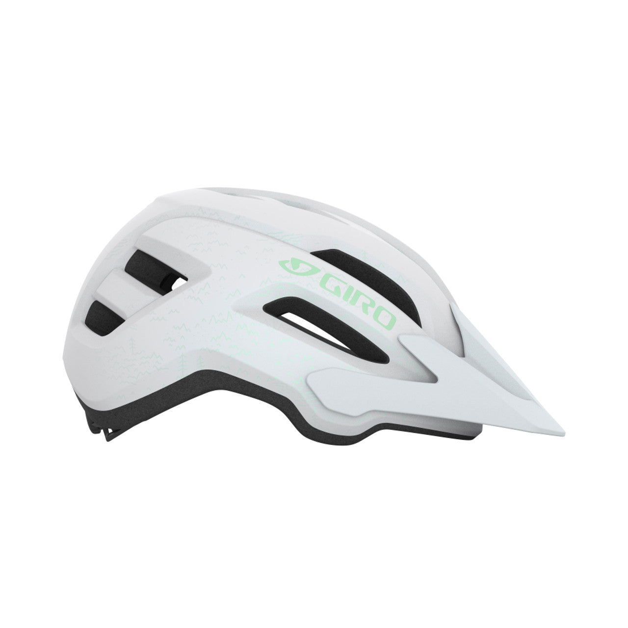 Casco MTB GIRO FIXTURE II da donna bianco opaco