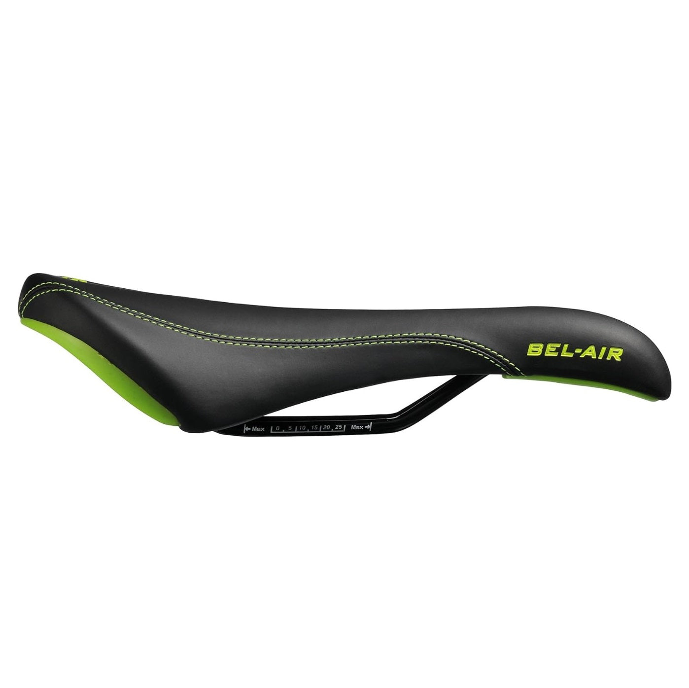 Sella SDG BEL-AIR RL Rails CrMo Nero/Verde